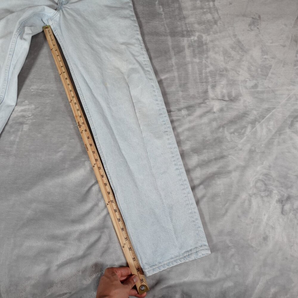 Vintage Levis 550 Relaxed Tapered Leg Jeans Mens 36x36 (Fits 34x35) Flaws READ! - Picture 14 of 16